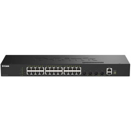D-Link DGS-1530-28/E Switch de Red de 28 Puertos, 24 Gigabit y 4 10G SFP+